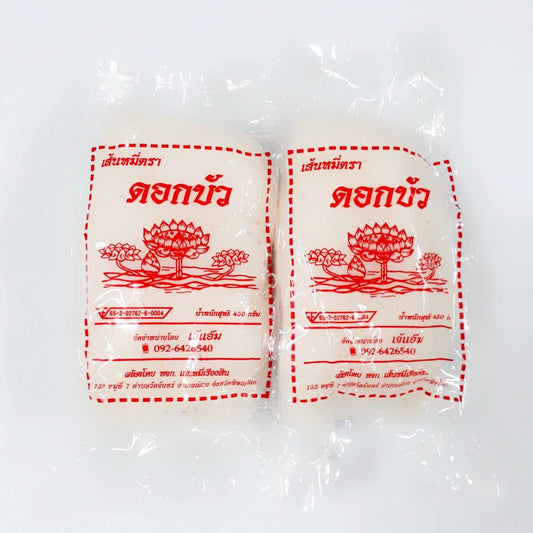 เส้นหมี่ขาว ตราดอกบัว
