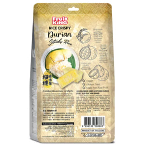 Crispy sticky rice with durian, Fruit King brand, 55 grams
