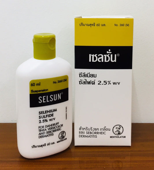 SELSUN anti-dandruff shampoo